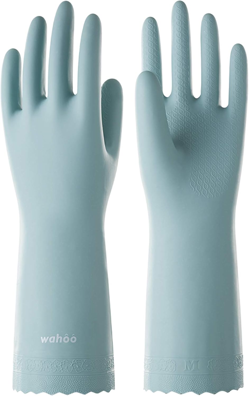 LANON wahoo Skin-Friendly Dishwashing Kitchen Gloves, Reusable