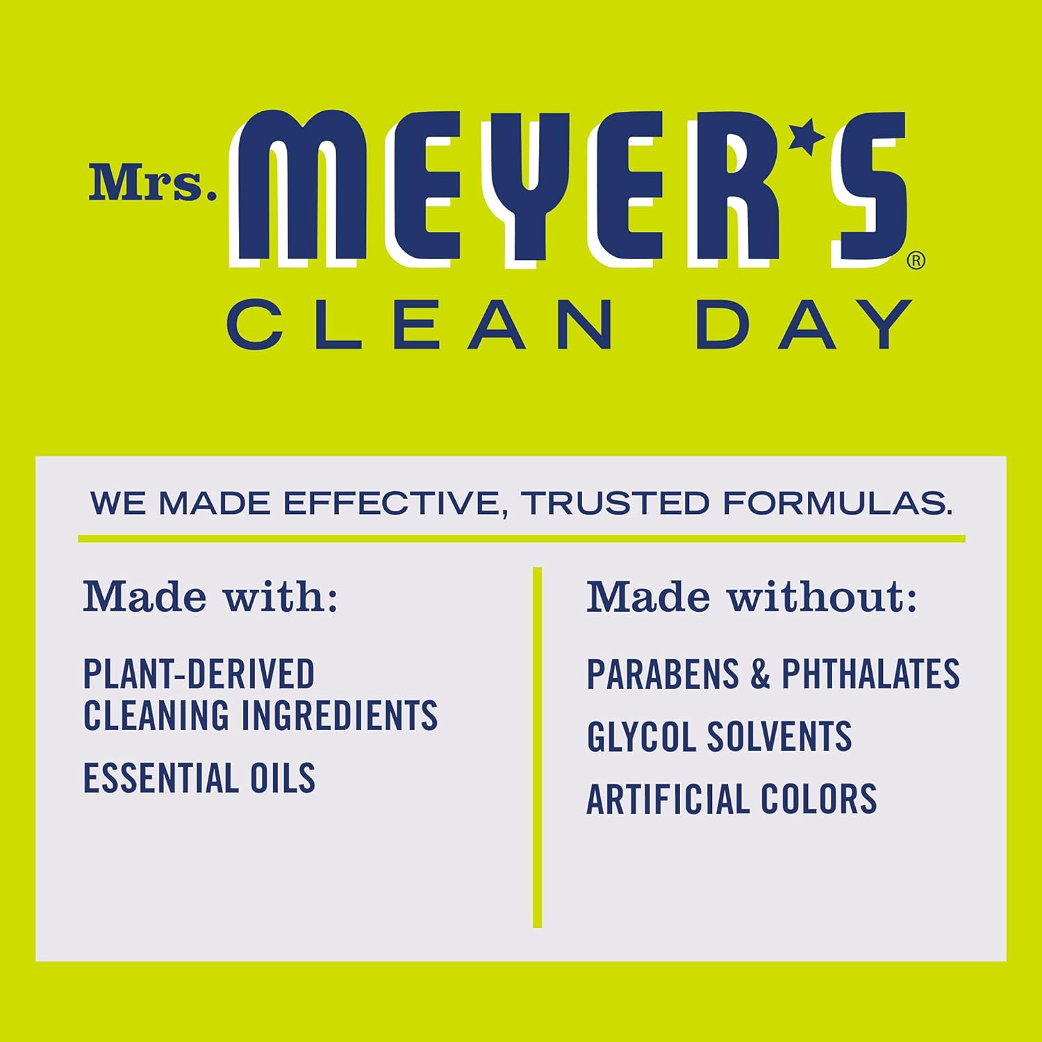 Mrs. Meyer's All-Purpose Cleaner Spray, Lemon Verbena, Pack of 3