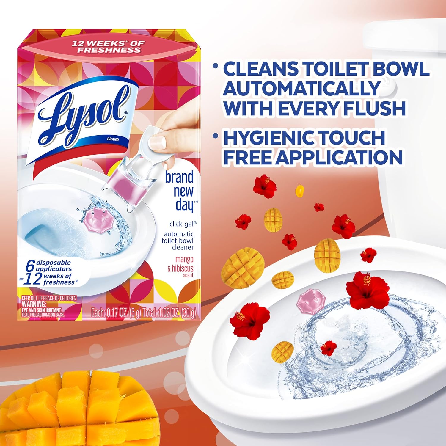 Lysol Click Gel Toilet Bowl Cleaner