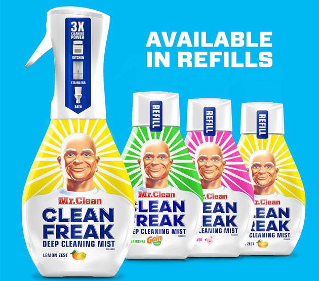 Mr. Clean All Purpose Cleaner, Clean Freak Deep Cleaning Surface Cleaner Spray