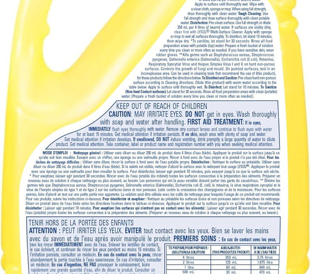 Lysol All Purpose Cleaner, Power & Fresh Multi-Surface Cleaner